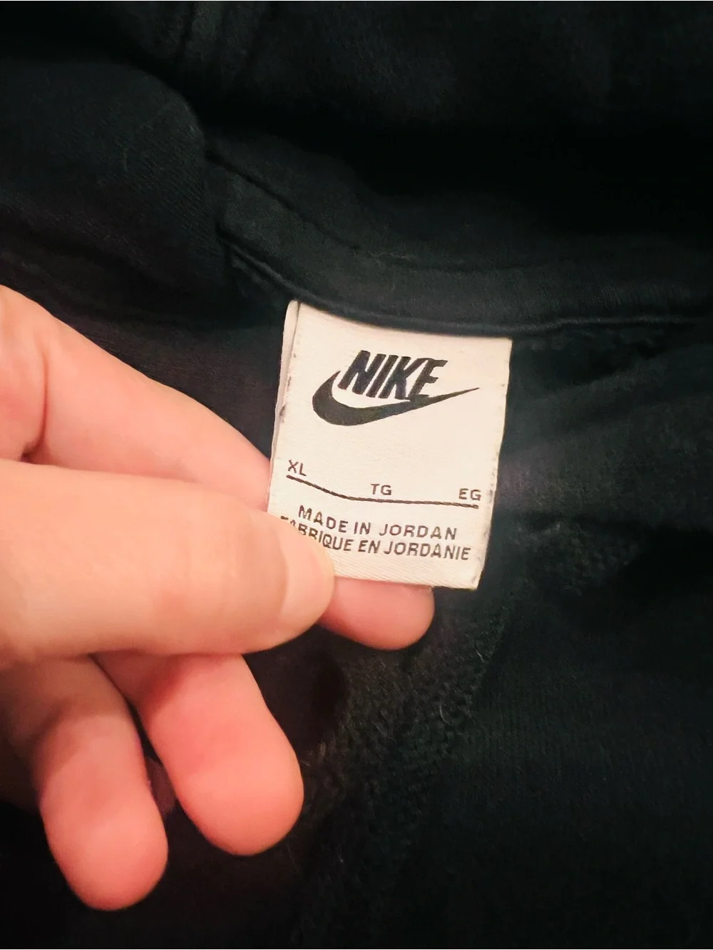 Nike Black Pullover Hoodie Size XL - Picture 2 of 3
